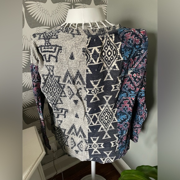 Anthropologie Pilcro Moira v-neck Pullover cotton blend XS - Picture 4 of 6